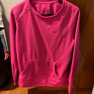 Pink Nike sweatshirt. Size large.